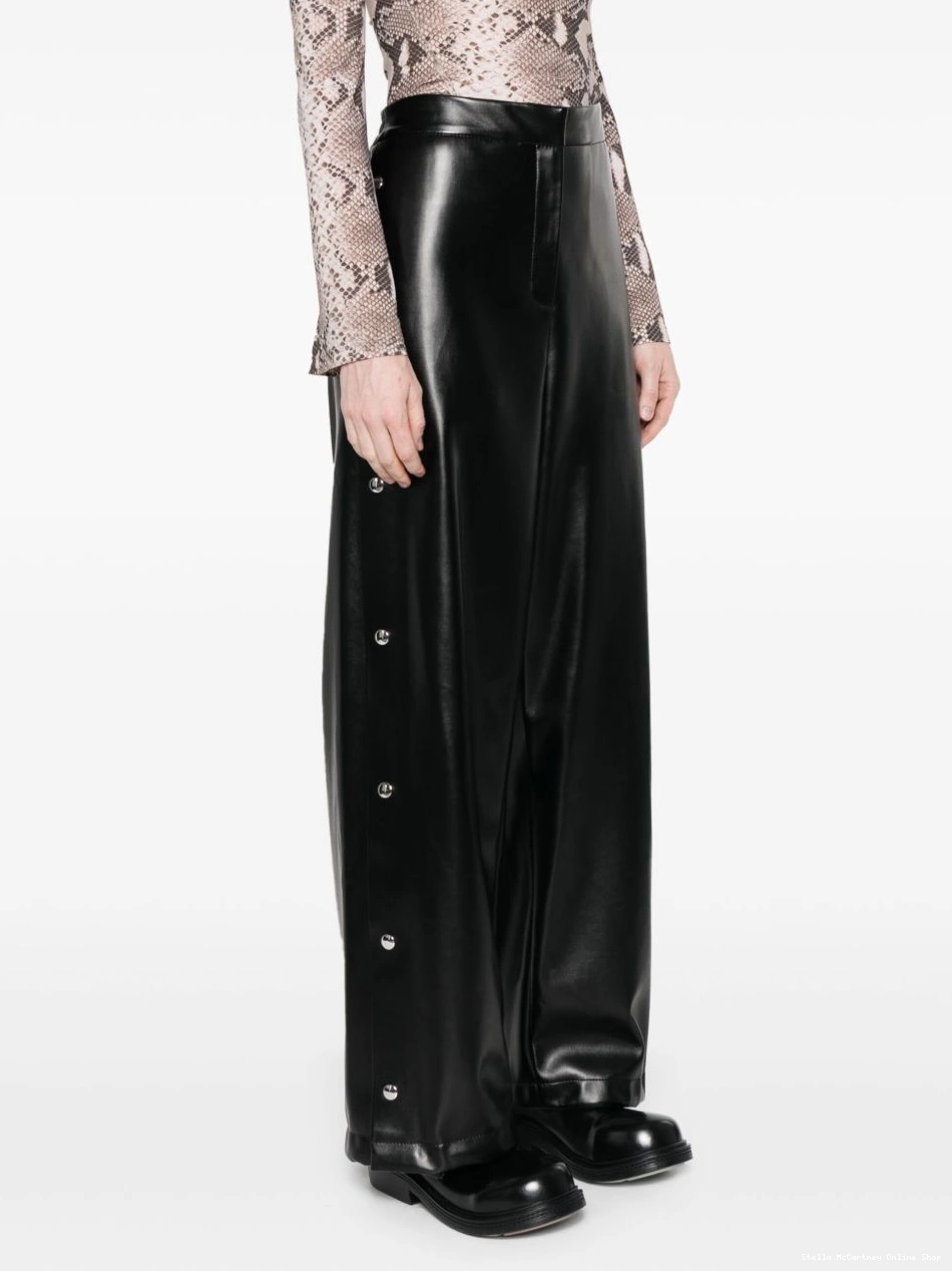 Affordable faux-leather trousers Stella McCartney Women 0504